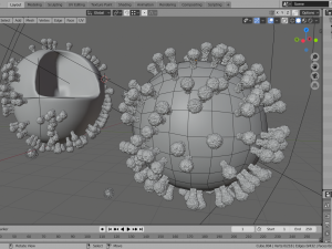 corona virus - covid 19 Model 3D