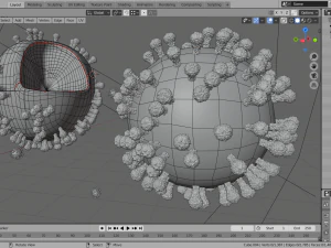 corona virus - covid 19 3D Model