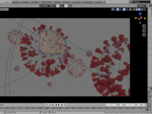 corona virus - covid 19 3D Model
