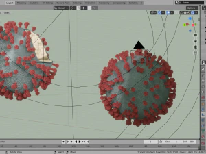 corona virus - covid 19 3D Model