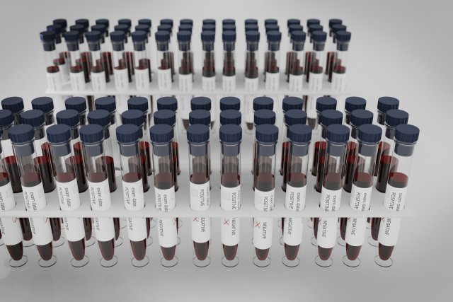 blood test-tube 3D Model .c4d .max .obj .3ds .fbx .stl .blend 