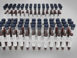 blood test-tube 3D Model