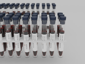 blood test-tube 3D Model