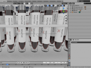 blood test-tube 3D Model