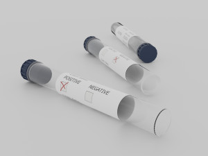 blood test-tube 3D Model