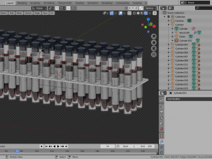 blood test-tube 3D Model