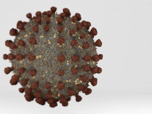 dettaglio coronavirus - covid19 Modello 3D