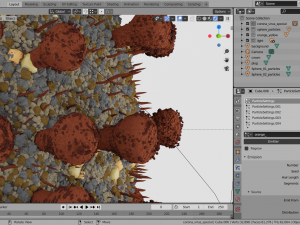 coronavirus detail - covid19 3D Modell