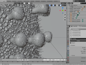 coronavirus detail - covid19 3D Modell