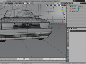 alfa romeo75 - white classic model vintage 3Dモデル