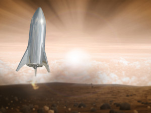 starship model elon musk - spaceship 3D Model
