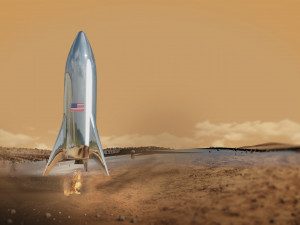 starship model elon musk - spaceship 3D Model