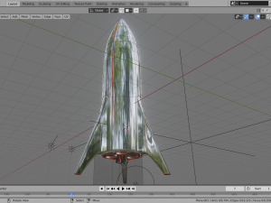 starship model elon musk - spaceship 3D Model