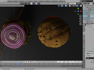 double cheesburger with salad tomato onion and cheddar 3D Model