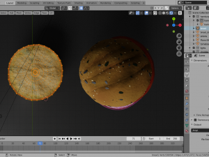 double cheesburger with salad tomato onion and cheddar 3D Model