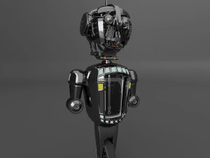 scifi robot detail low-poly 3D Model