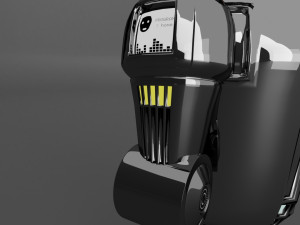 scifi robot detail low-poly 3D Model