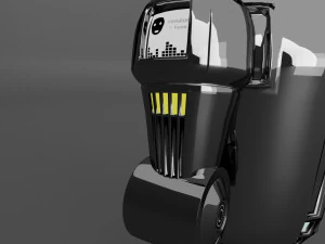 scifi robot detail low-poly 3D Model