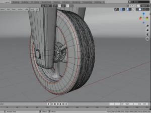 scifi robot detail low-poly 3D Model