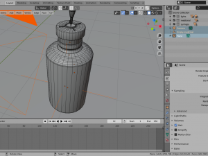 syringe kit with medicine tubes low-poly Model 3D