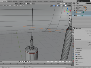 syringe kit with medicine tubes low-poly Model 3D