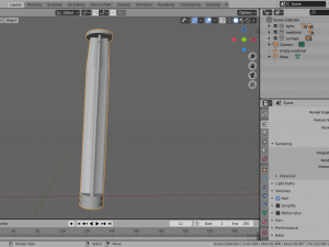 syringe kit with medicine tubes low-poly Model 3D