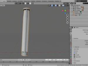 syringe kit with medicine tubes low-poly 3D Model