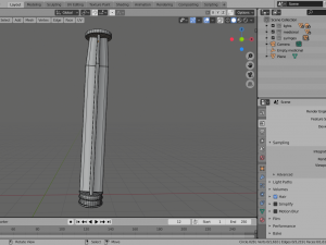 syringe kit with medicine tubes low-poly Model 3D