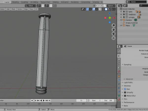 syringe kit with medicine tubes low-poly 3D Model
