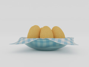 hen egg 3D Модель