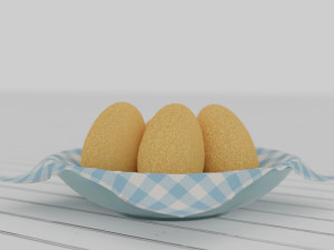 hen egg 3D Модель
