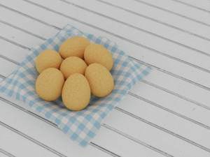 hen egg 3D Модель