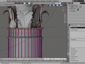 classical architectural column pack - doric ionic corinthian low-poly 3D Модель