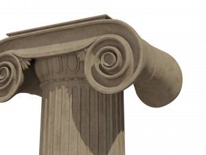 column ionic 3D Model