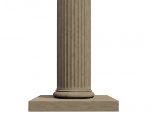 column ionic 3Dモデル