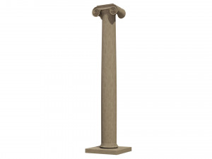 column ionic 3Dモデル