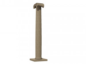 column ionic 3Dモデル