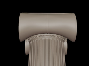 column ionic 3Dモデル