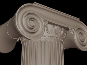 column ionic 3Dモデル