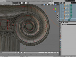 column ionic 3Dモデル