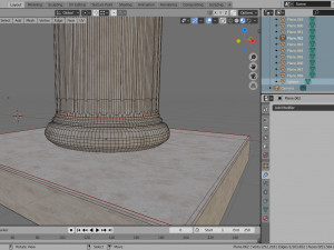 column ionic 3Dモデル