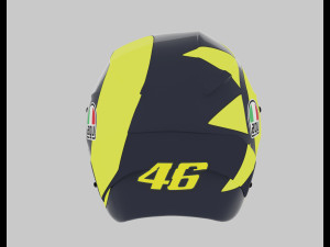 helmet racing motogp yamaha Modello 3D