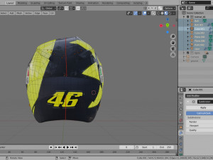 helmet racing motogp yamaha Modello 3D