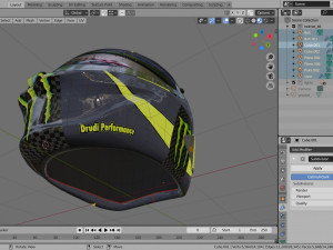 helmet racing motogp yamaha Modello 3D
