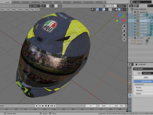 helmet racing motogp yamaha Modello 3D
