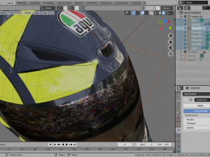 helmet racing motogp yamaha Modello 3D