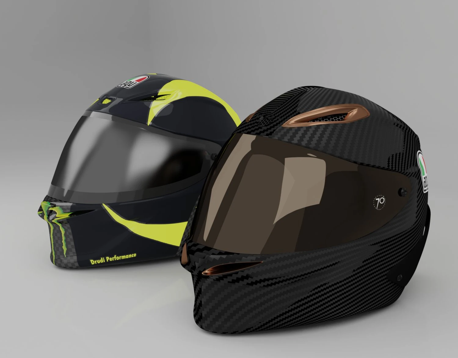 helmet racing motorsport 3D Model .c4d .max .obj .3ds .fbx .stl .blend 