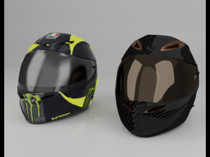 helmet racing motorsport Model 3D