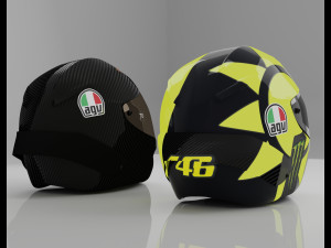helmet racing motorsport Model 3D