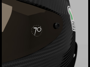 helmet racing motorsport Model 3D